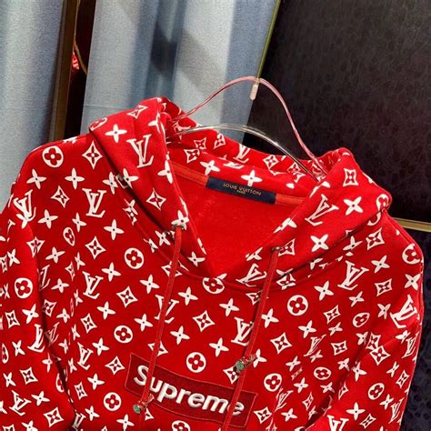 louis vuitton supreme sweater replica|supreme x Louis Vuitton logo.